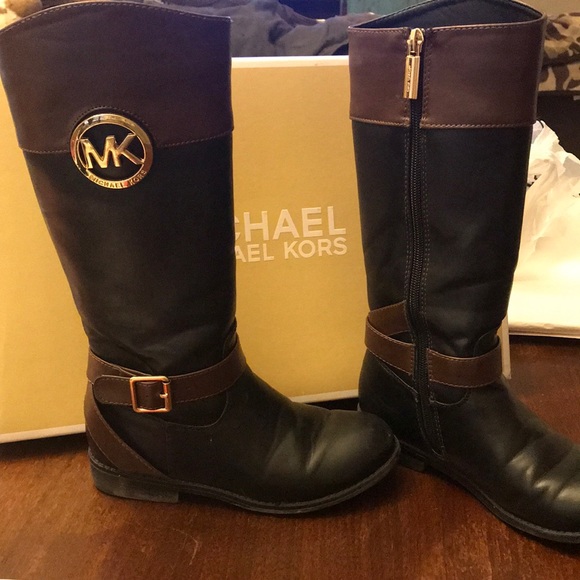 michael kors girls riding boots